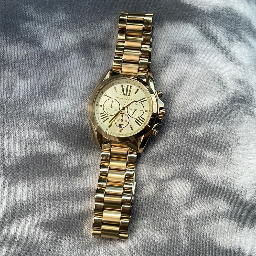 Mens Gold Michael Kors Watch